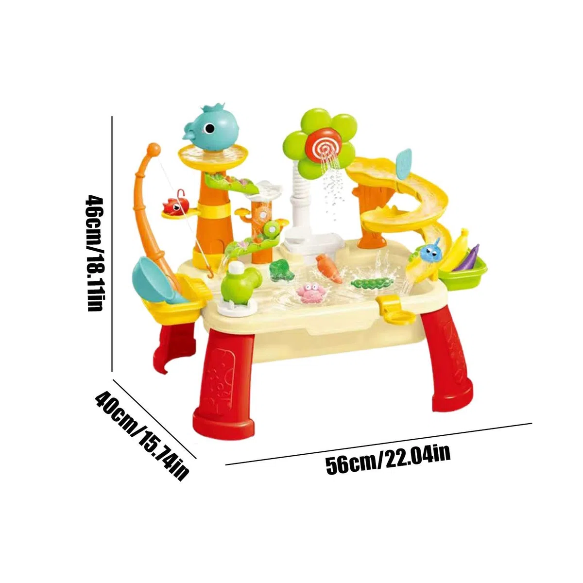Tavolo Ad Acqua - Giocattolo Estivo Con Pompa Elettrica | Tavolo Per Attività Acquatiche Per Bambini | Per Ragazzi E Ragazze, Bambini In Età Prescolare, Cortile, Patio, Spiaggia, Campeggio, Asilo