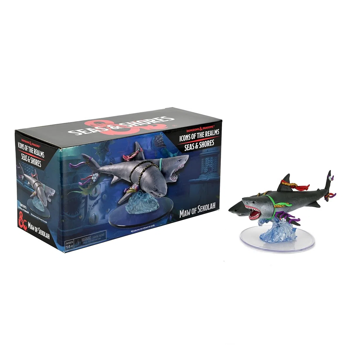 Wizkids D&D Icons of The Realms Miniatura preverniciata Seas & Shores - Maw of Sekolah Boxed Figure (Set 29)