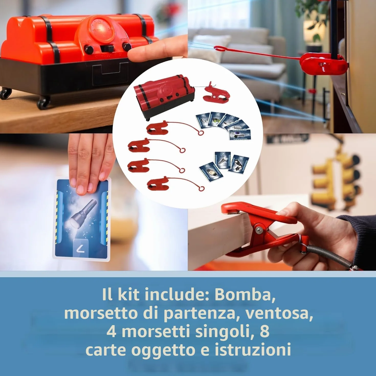Chrono Mission Game - The Ultimate Adventure Spy Game for Kids - Diventa un vero agente segreto, attraversa i laser e completa una missione spia - Gioca con gli amici o da solo - Set spia per bambini