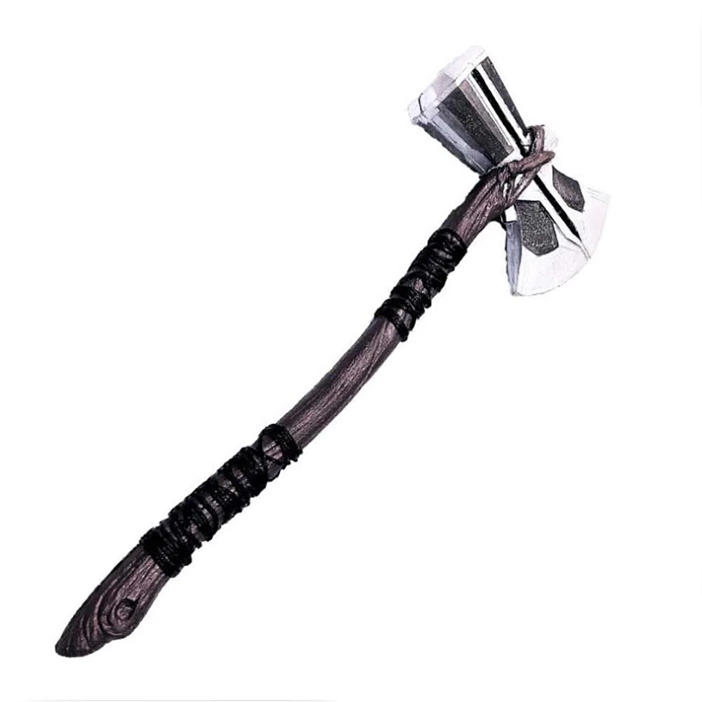B&T Avengers Thor Axe Avenger 3 Infinity War: Thor Stormbreaker Foam Prop Replica Cosplay Hammer Axe Brown Large, Teen