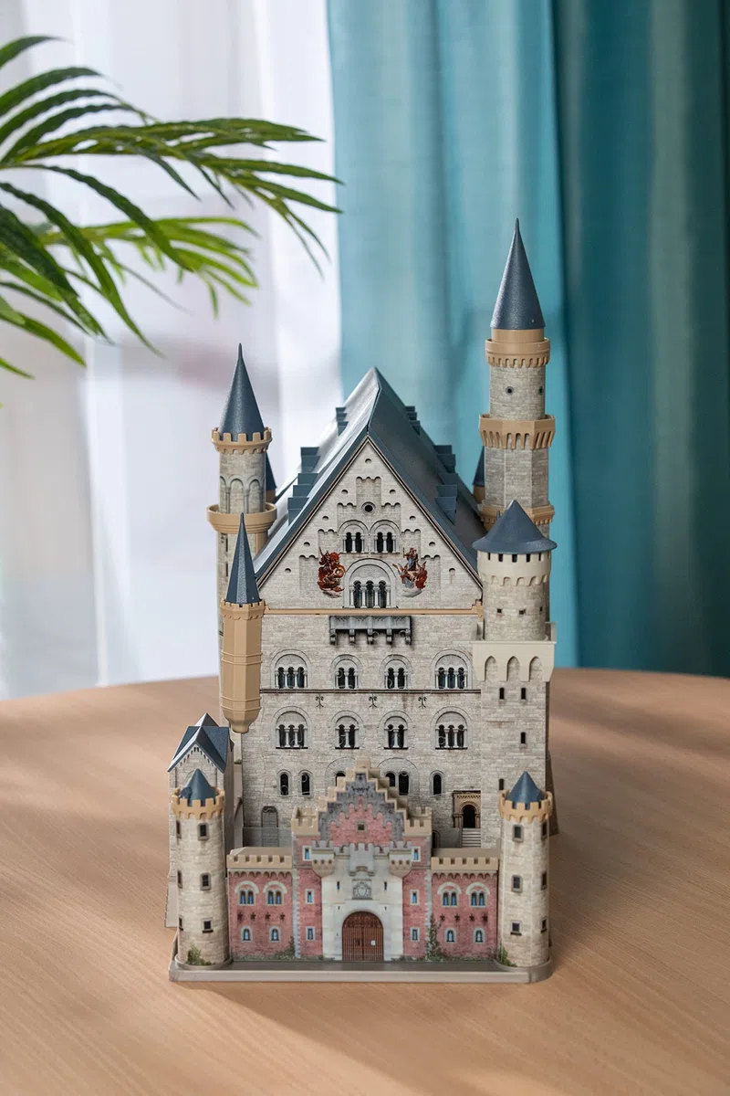 Ravensburger Italy Puzzle 3D Castello Di Neuschwanstein, 12573, Multicolore, 216 Pezzi