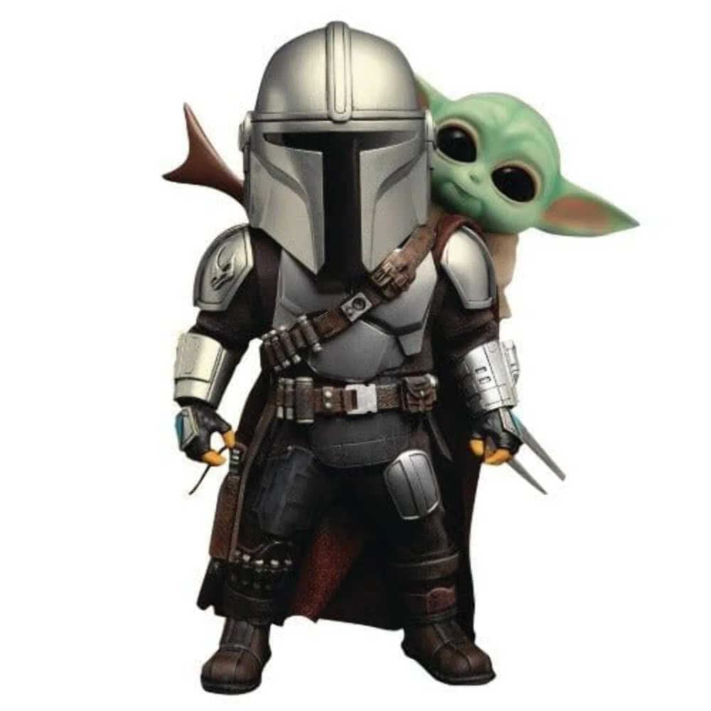 Beast Kingdom- Confezione Duo The Mandalorian & The Child, Multicolore, EAA-111