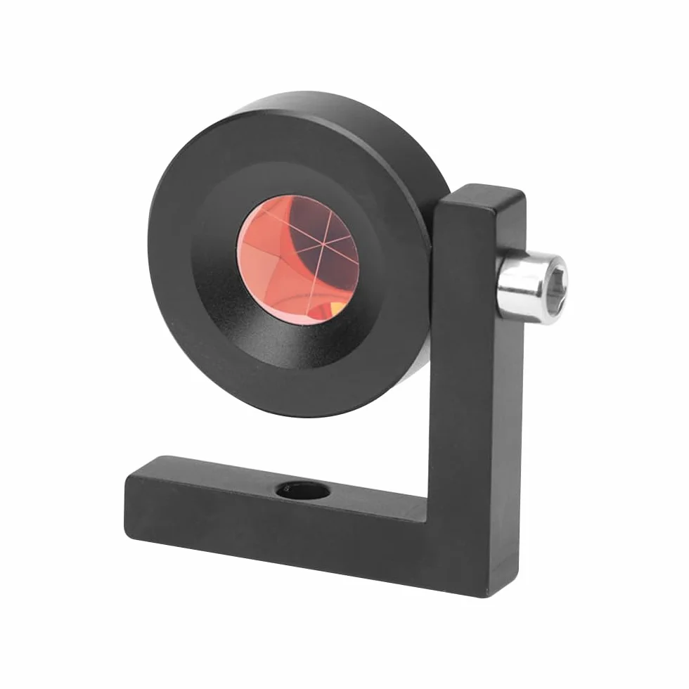 Sarini Mini Prisma a Tunnel da 90 Gradi L Bar Prisma di misurazione ad Angolo retto Placcato in Rame per apparecchiature di rilevamento della Stazione Totale Mini Prisma di precisione Compatto