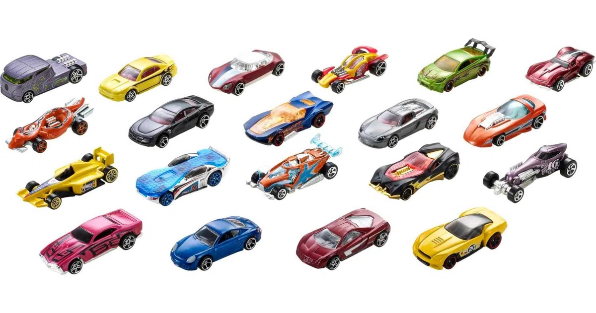 Entra in azione con questa mitica confezione Hot Wheels da 20 veicoli!, H7045