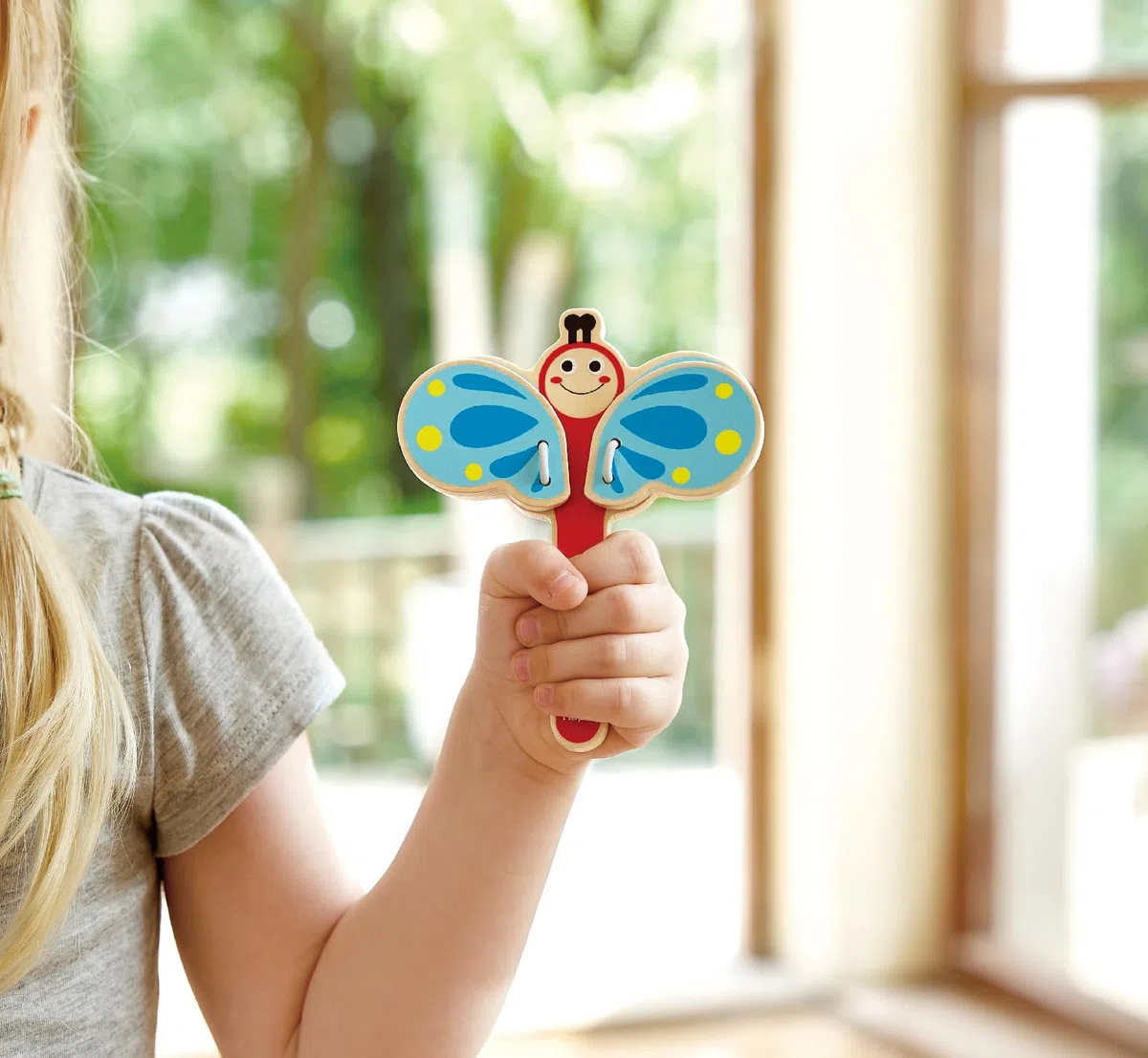 Hape La Mia Prima Band - Set di Strumenti Musicali in Legno per Bambini - Percussioni Ispirate alla Natura
