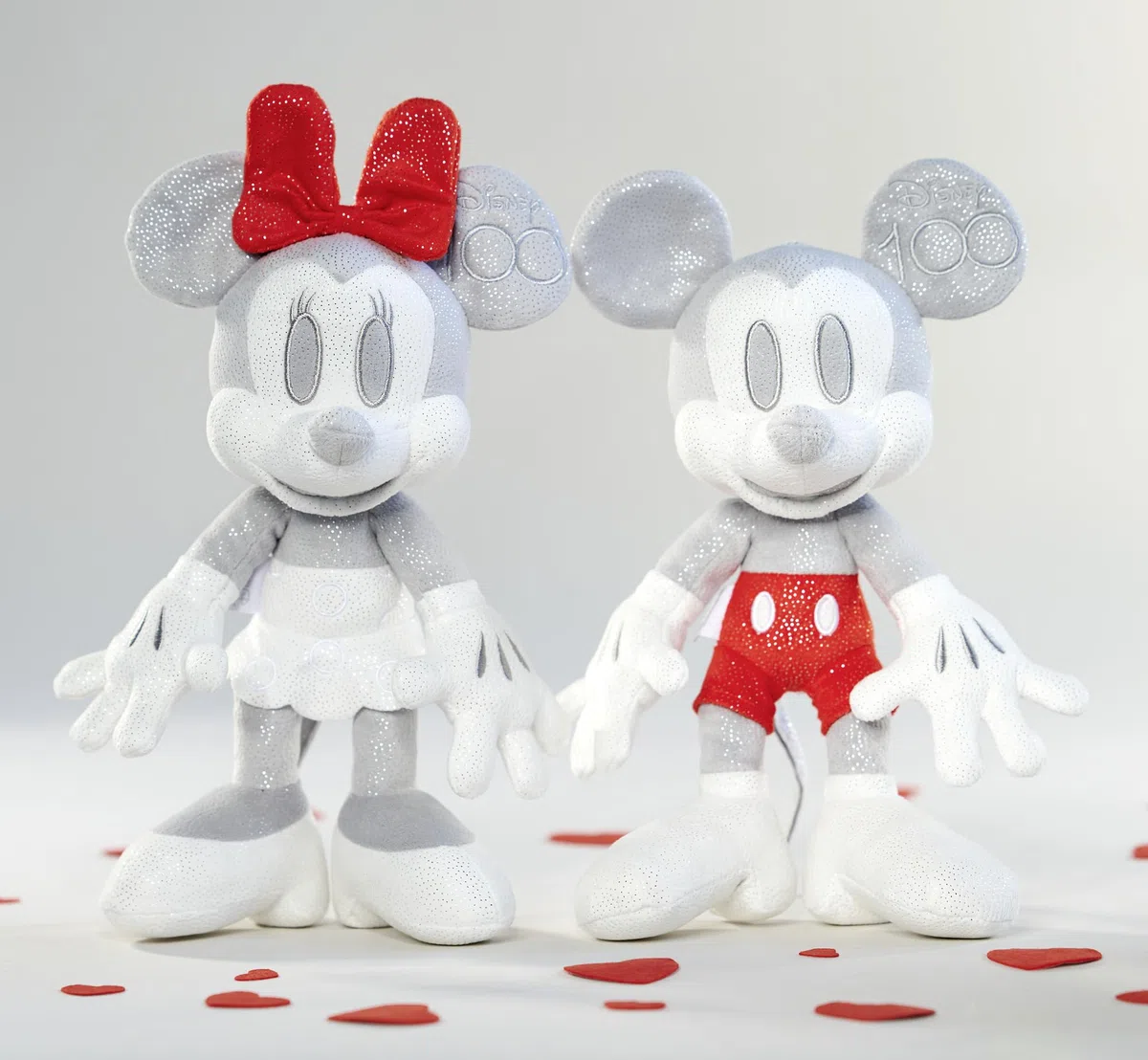 Simba - Disney Plush Collezionabile di Mickey and Minnie, 6315870125, edizione limitata D100, Dimensione 35 cm, con scatola da collezione certificato e numero di serie, Esclusiva Amazon