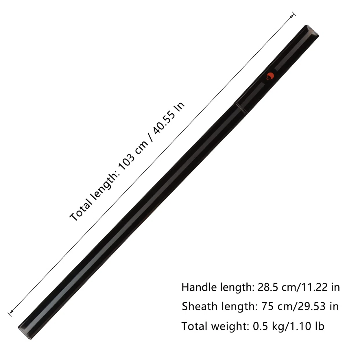 Spada Giapponese da Samurai Katana, Spada Anime Sasuke,Kusanagi-No-Turugi Nero,Nessun Logo di Famiglia