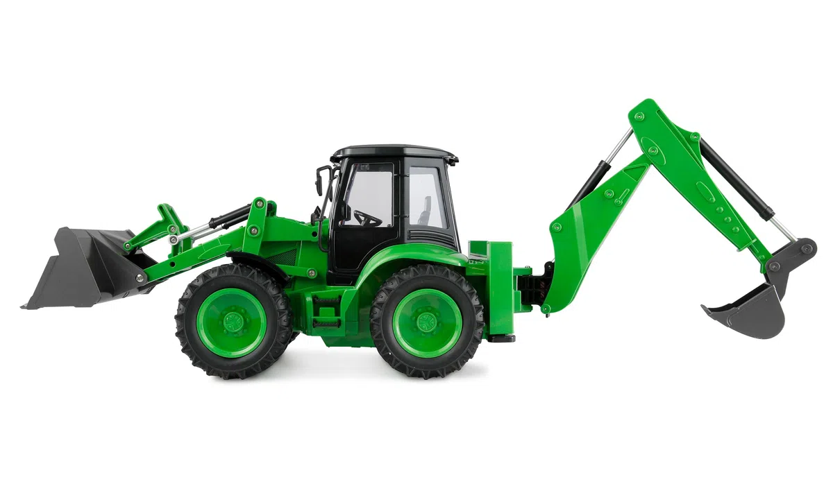 Amewi Terre per escavatori G1401E 1:14 RTR verde telecomandate RC 2 in 1 pale gommate & escavatori bambini 8 anni
