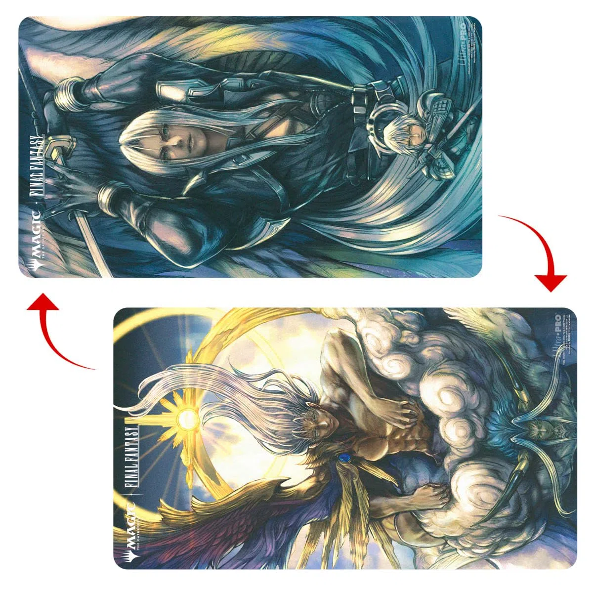 Final Fantasy x Universes Beyond Sephiroth 2 - Tappetino da gioco double-face per Magic: The Gathering