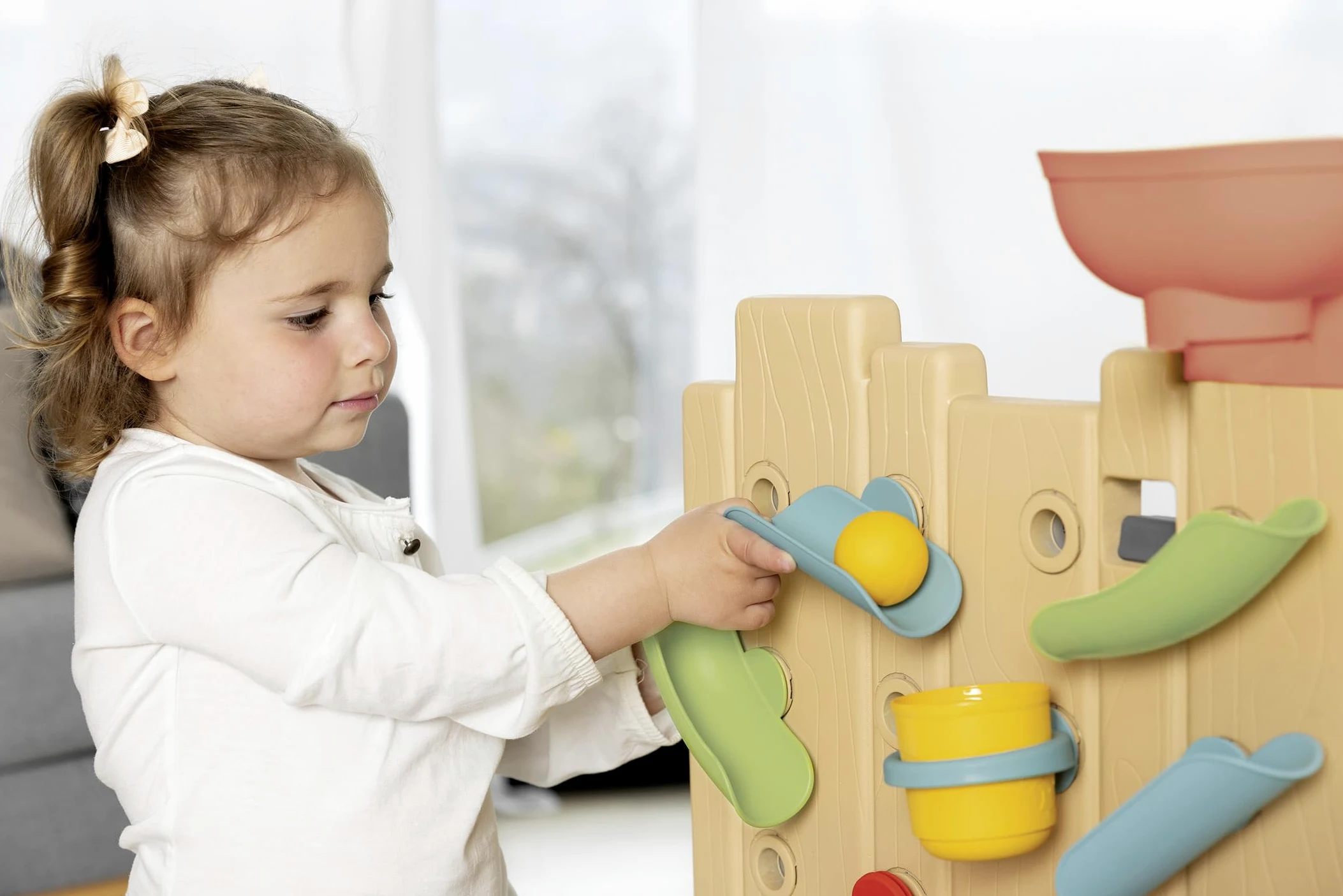 Smoby Life - Parete attività - 6 attività e 29 Accessori - Materiale Riciclato - dai 2 Anni in su - Prodotto in Francia