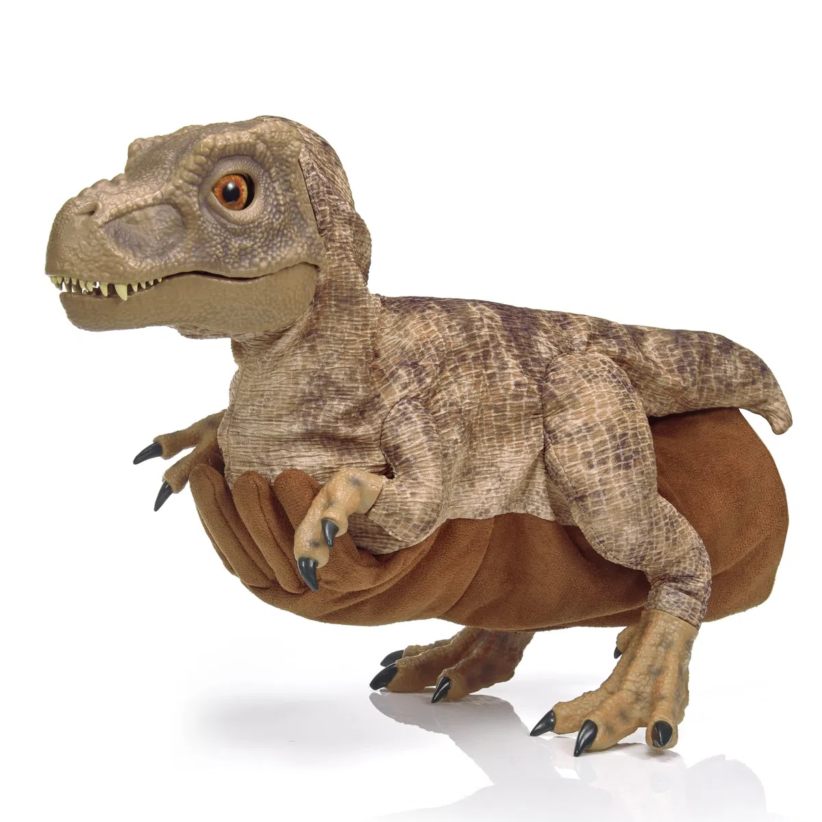 WOW! STUFF Jurassic Park Real FX Baby T.REX Dinosaur, edizione speciale, giocattolo animatronico iperrealistico, realistico, realistico, con suoni reali del film, regalo ufficiale Jurassic World,