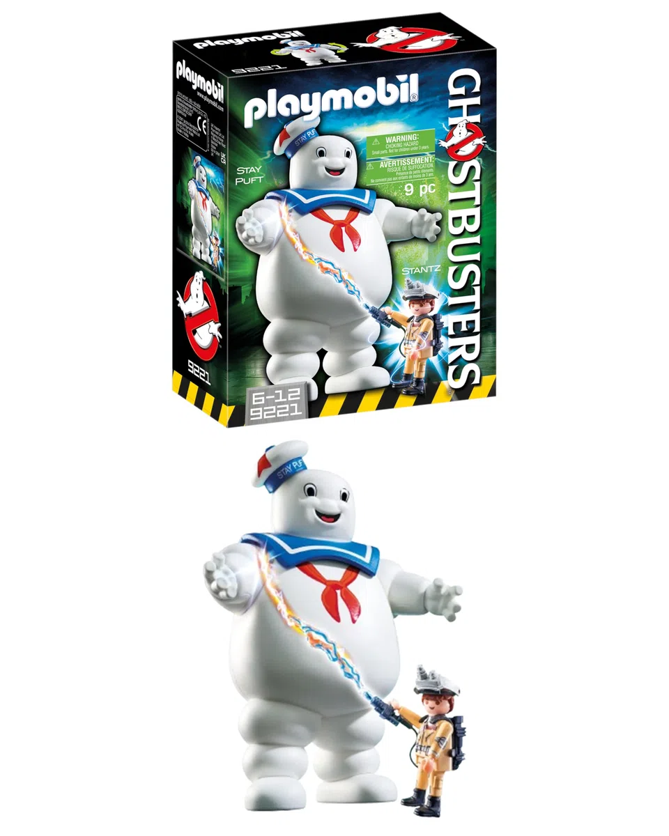 PLAYMOBIL Ghostbusters 9221, Omino Marshmallow e Stantz, dai 6 Anni