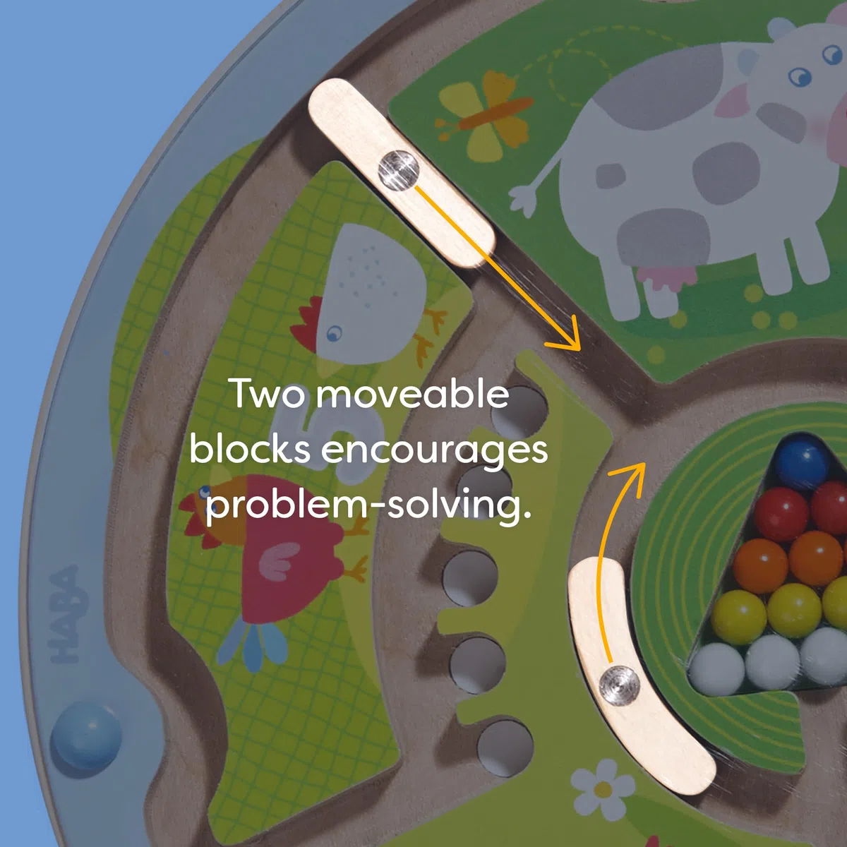HABA 301473 – Gioco Magnetico con i Numeri | Giocattolo splendidamente Illustrato per Neonati e Bambini Piccoli a Partire dai 2 Anni | Gioco educativo in Legno