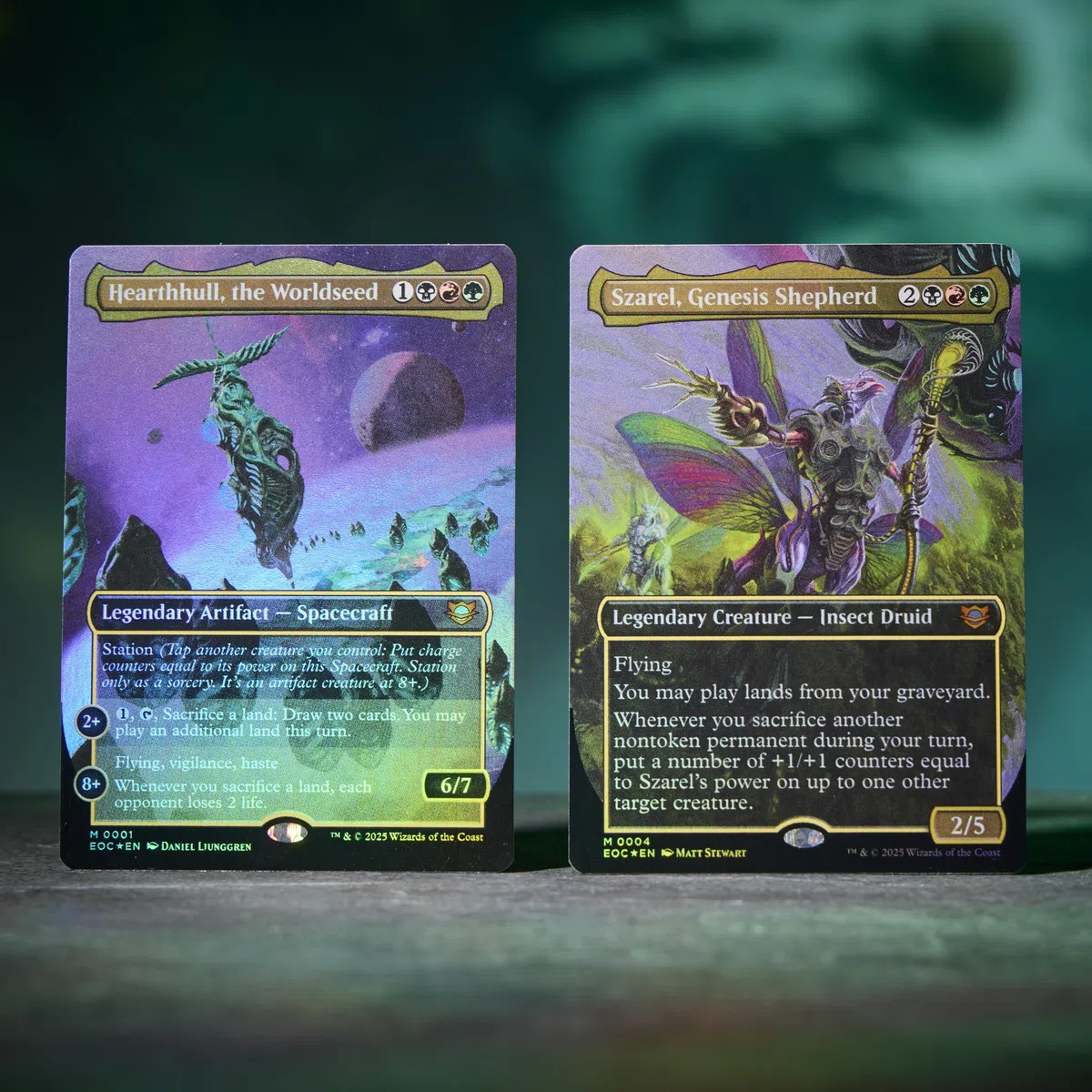 Magic: The Gathering Mazzo Commander di - Ai Confini dell'Eternità - Plasmatore del Mondo (mazzo da 100 carte, Collector Booster Sample Pack da 2 carte + accessori) (Versione Inglese)