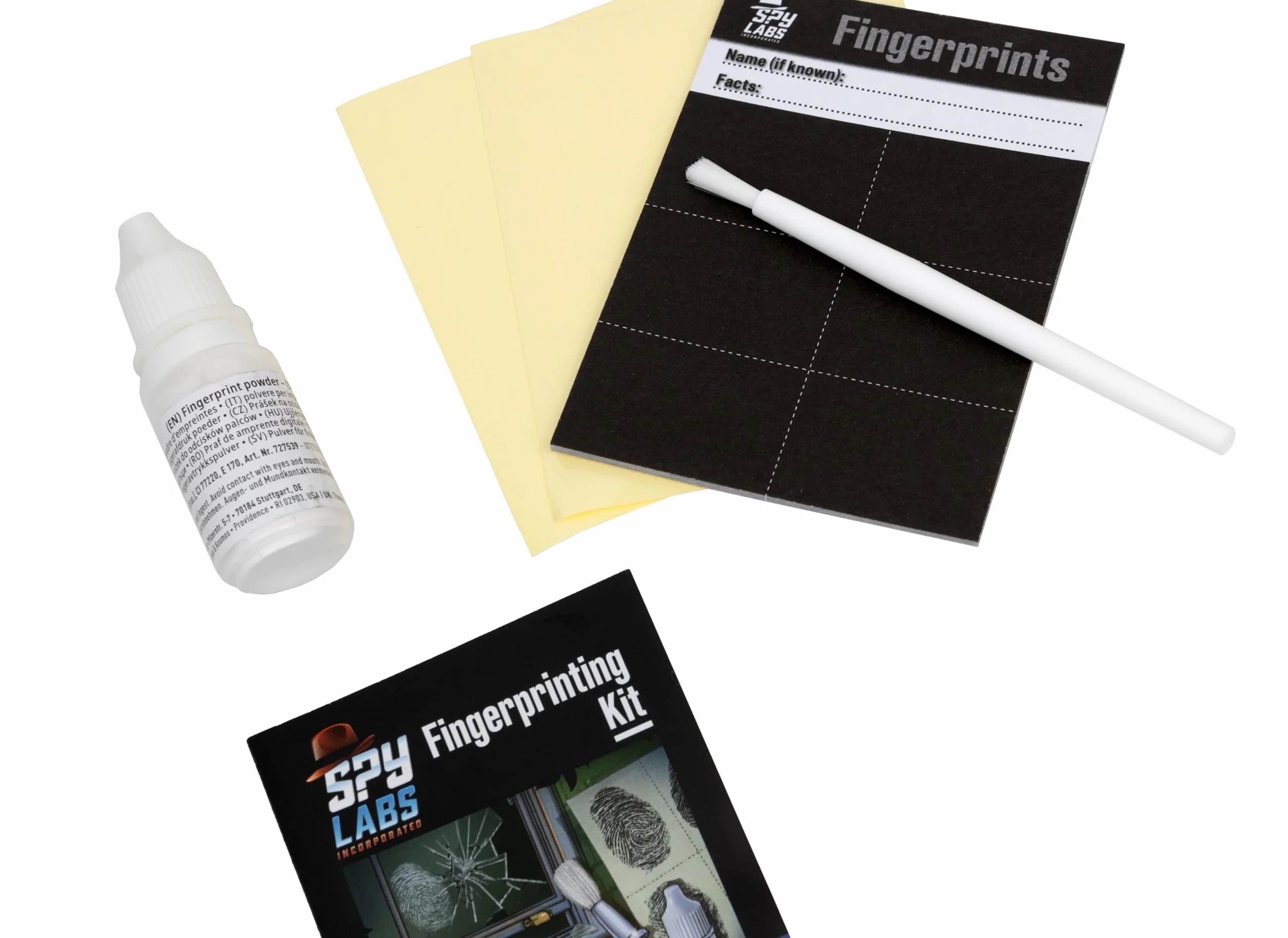 Thames & Kosmos Spy Labs INC: Kit di Impronte digitali identificare, Raccogliere, analizzare Prove di Impronte digitali | Strumenti Essenziali e Trucchi del Commercio da Parte degli esperti di