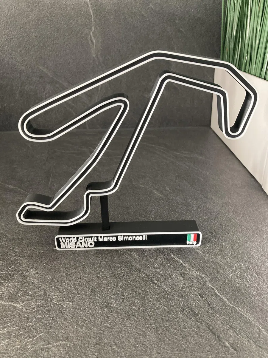 Circuito di Misano, Modello di Circuito di Corsa 3D, Decorazione Automobile