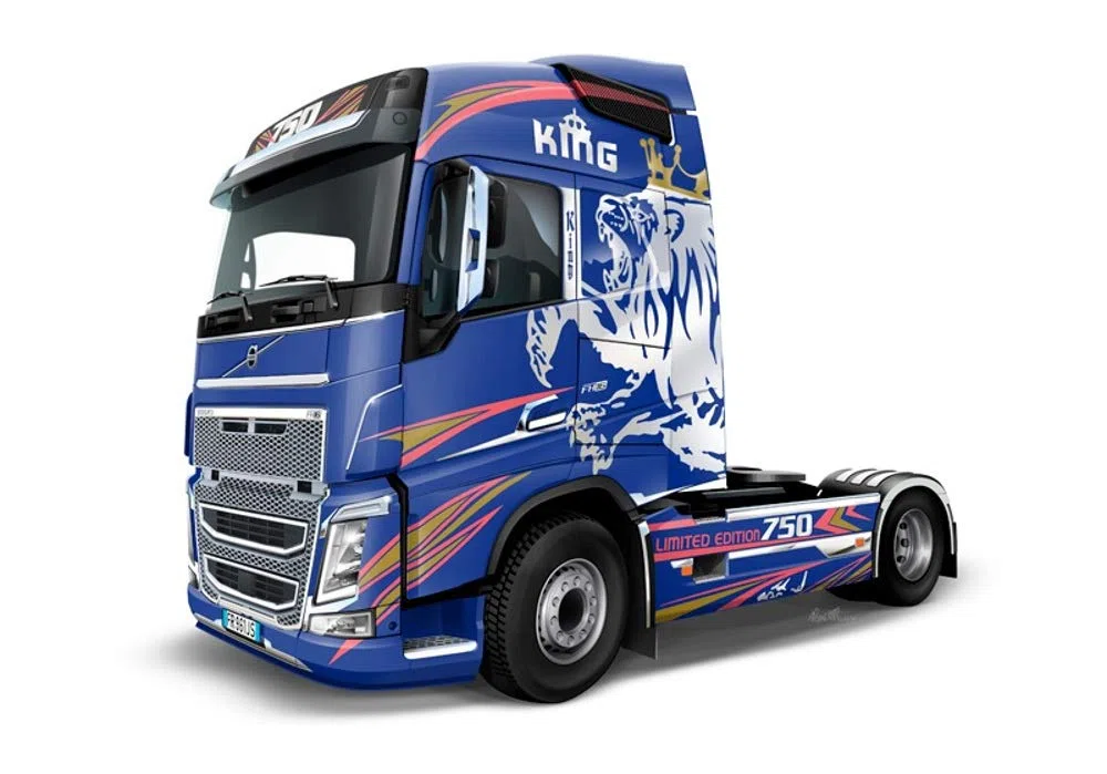 Italeri 3942 Volvo FH4 Globetrotter Medium Roof Scala 1:24, modellismo, Model Kit, Camion, showtrucks, plastica