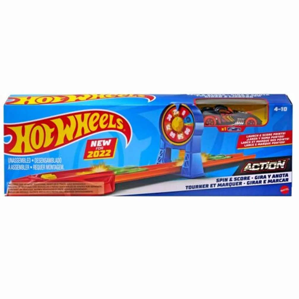 Hot Wheels Accessori per pista auto giocattolo (Mattel FTH) (Spin & Score)