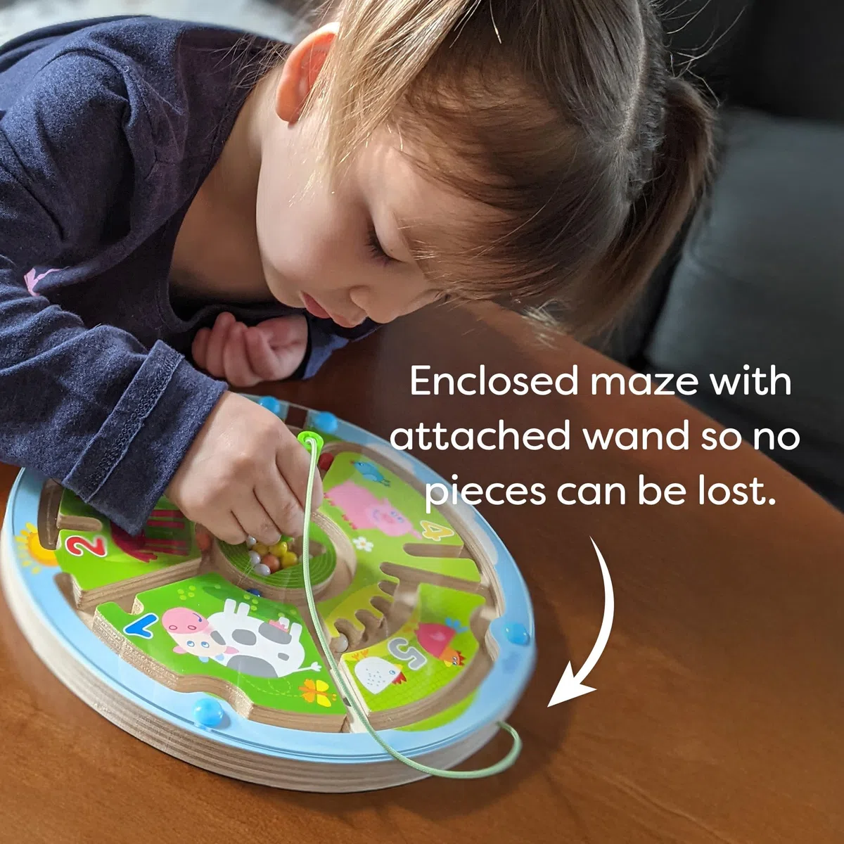 HABA 301473 – Gioco Magnetico con i Numeri | Giocattolo splendidamente Illustrato per Neonati e Bambini Piccoli a Partire dai 2 Anni | Gioco educativo in Legno