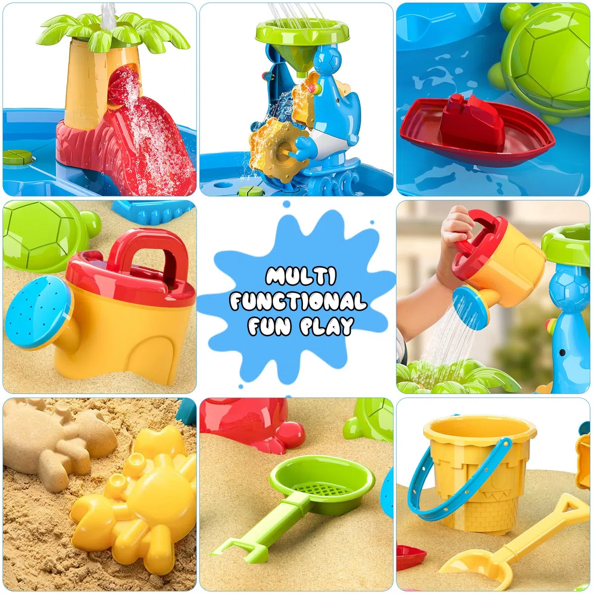 Diealles Shine Tavolo Acqua Bambini, Versatile Tavolo Gioco Acqua Bambini, Esterno Tavolo Sabbia e Acqua per Bambini