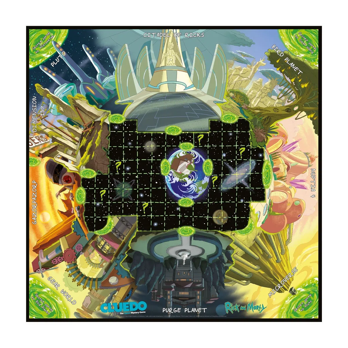 Cluedo 3210 Rick & Morty Board Game
