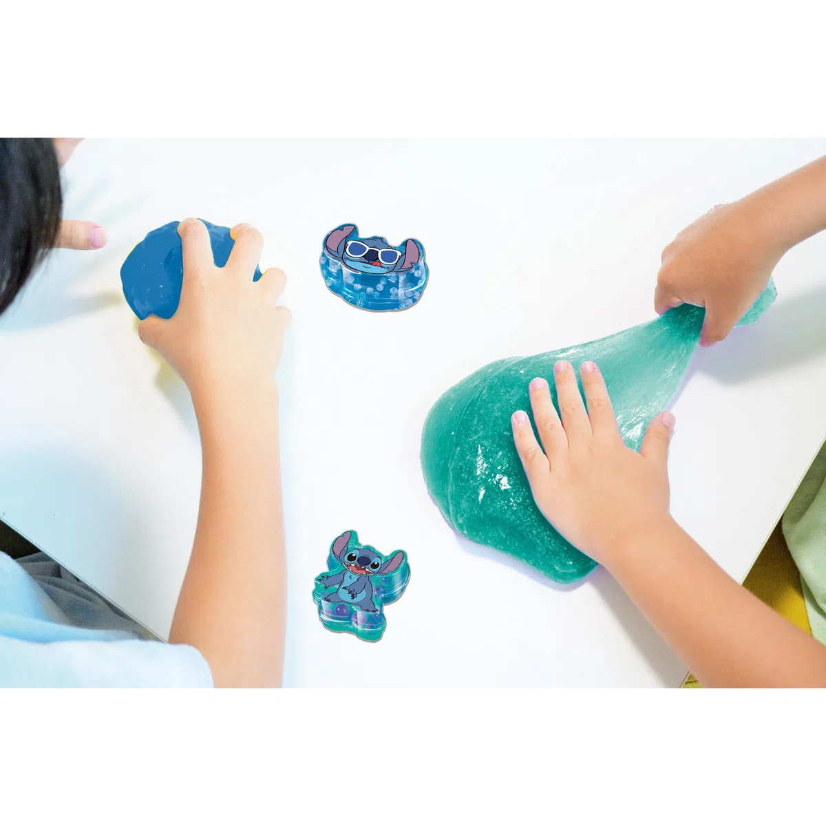 Lexibook, Disney Stitch, Studio Creazione di Slime, Bianco Rosa Blu Giallo, CRSLIM51D