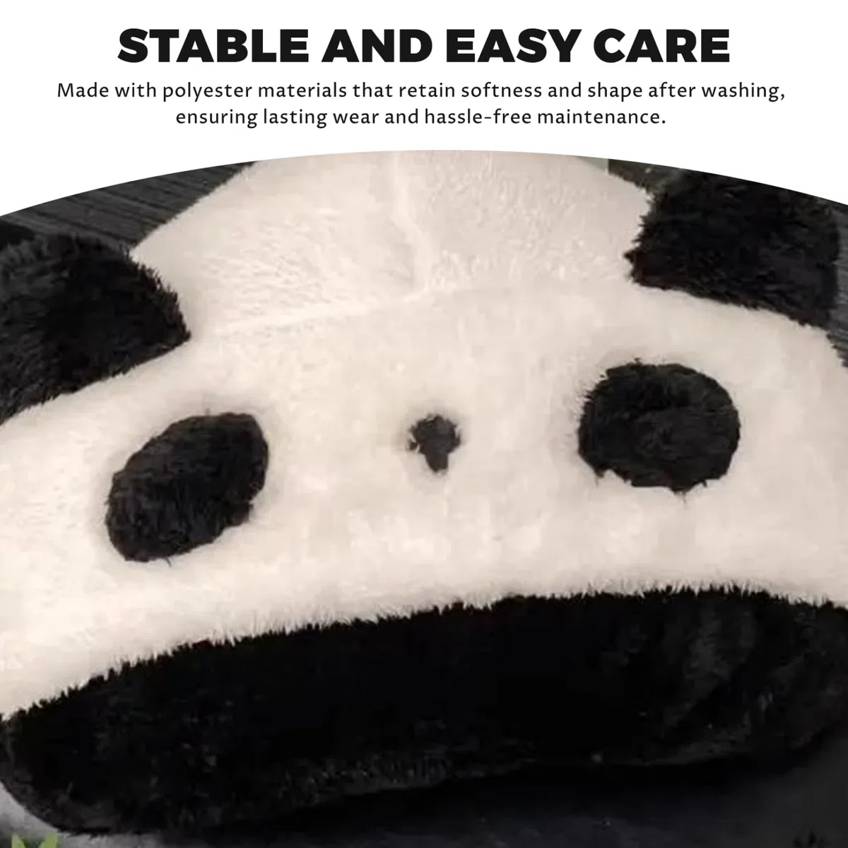 Pigiama Panda Simpatico Costume da Panda in Peluche con Cappuccio Pigiama Invernale Caldo Oversize per Donna Uomo, Senza Pantaloni