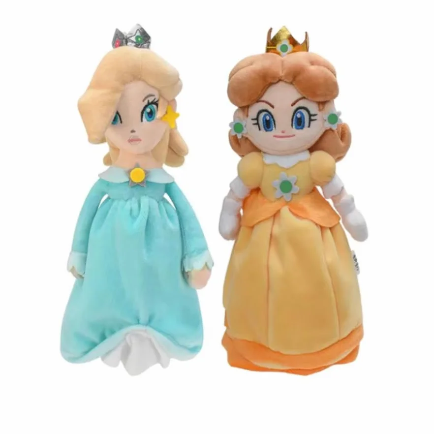 Super Star Collection Principessa Peach Peluche Principessa Roslina & Dasy, 26 cm (Blu e Giallo)