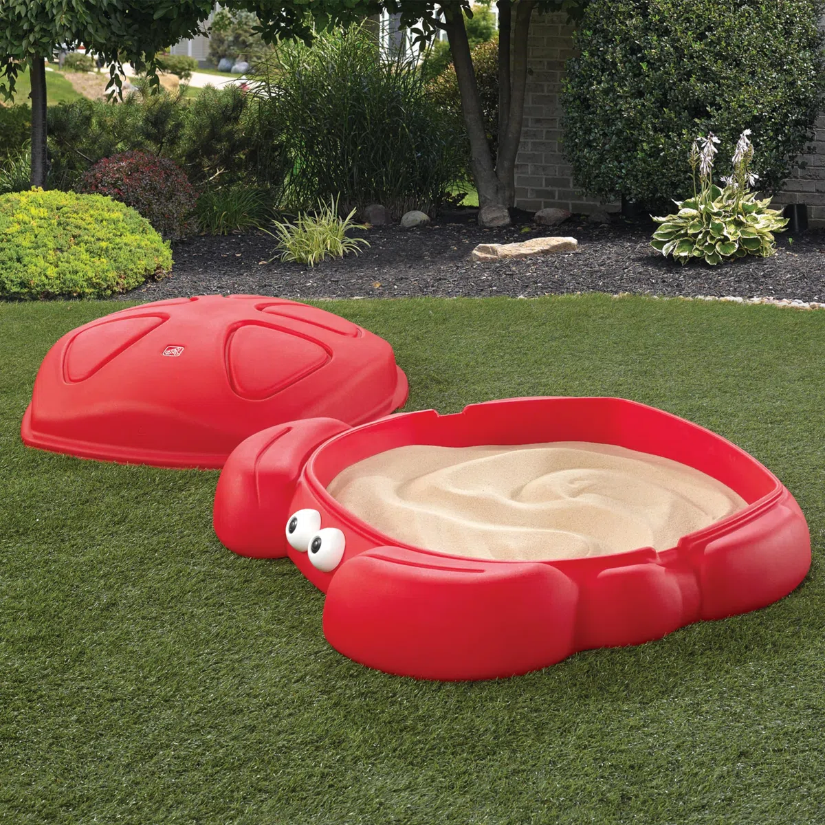 Step2 Crabbie Sabbiera con coperchio e panchine | Sandbox crab with shell lid | Con due sedili preformati