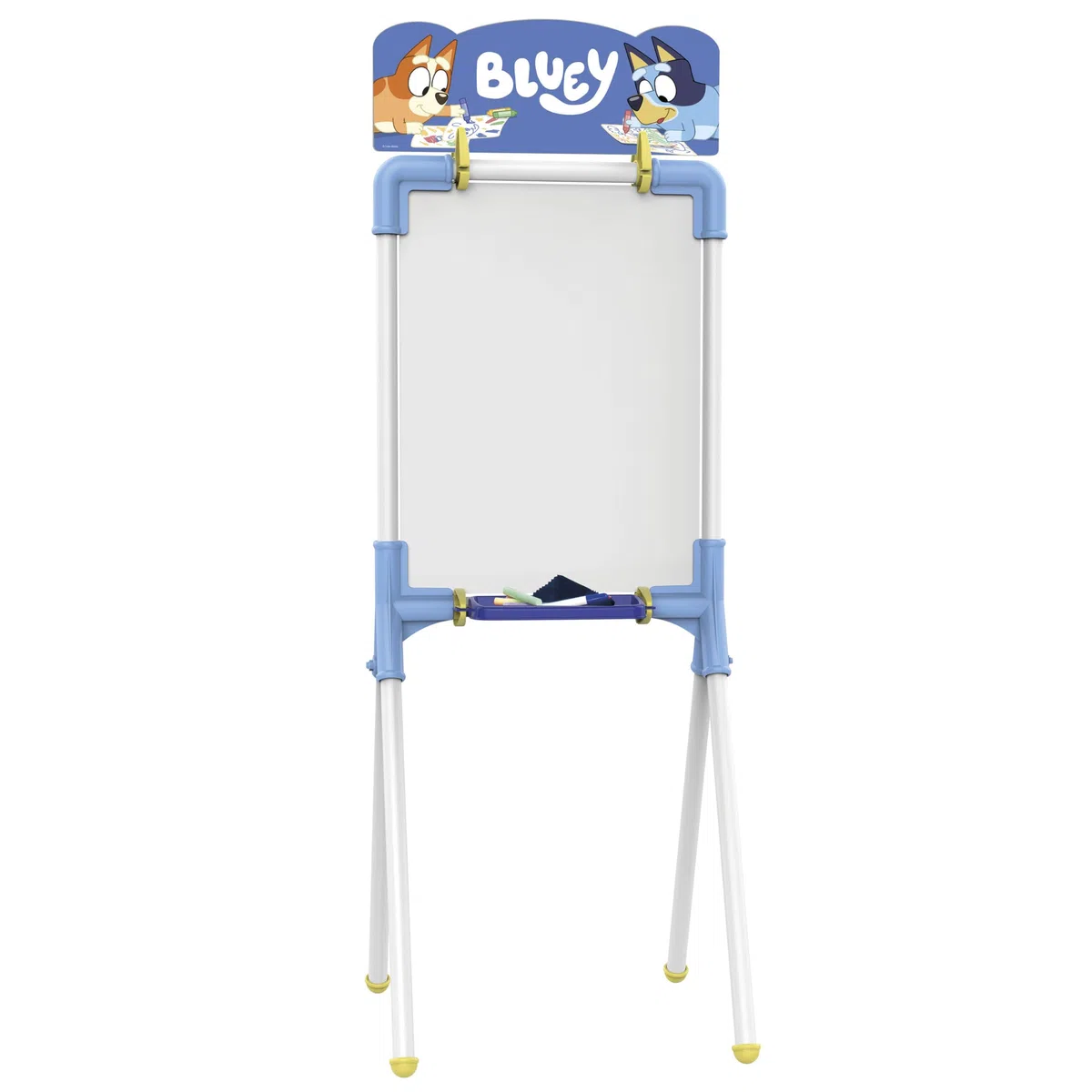 Chicos - Lavagna per Bambini Bluey 2 in 1 | Cavalletto Pittura Reversibile con Gessi e Pennarelli | Giochi Educativi Creativi | Per bambini 3 anni (53053)