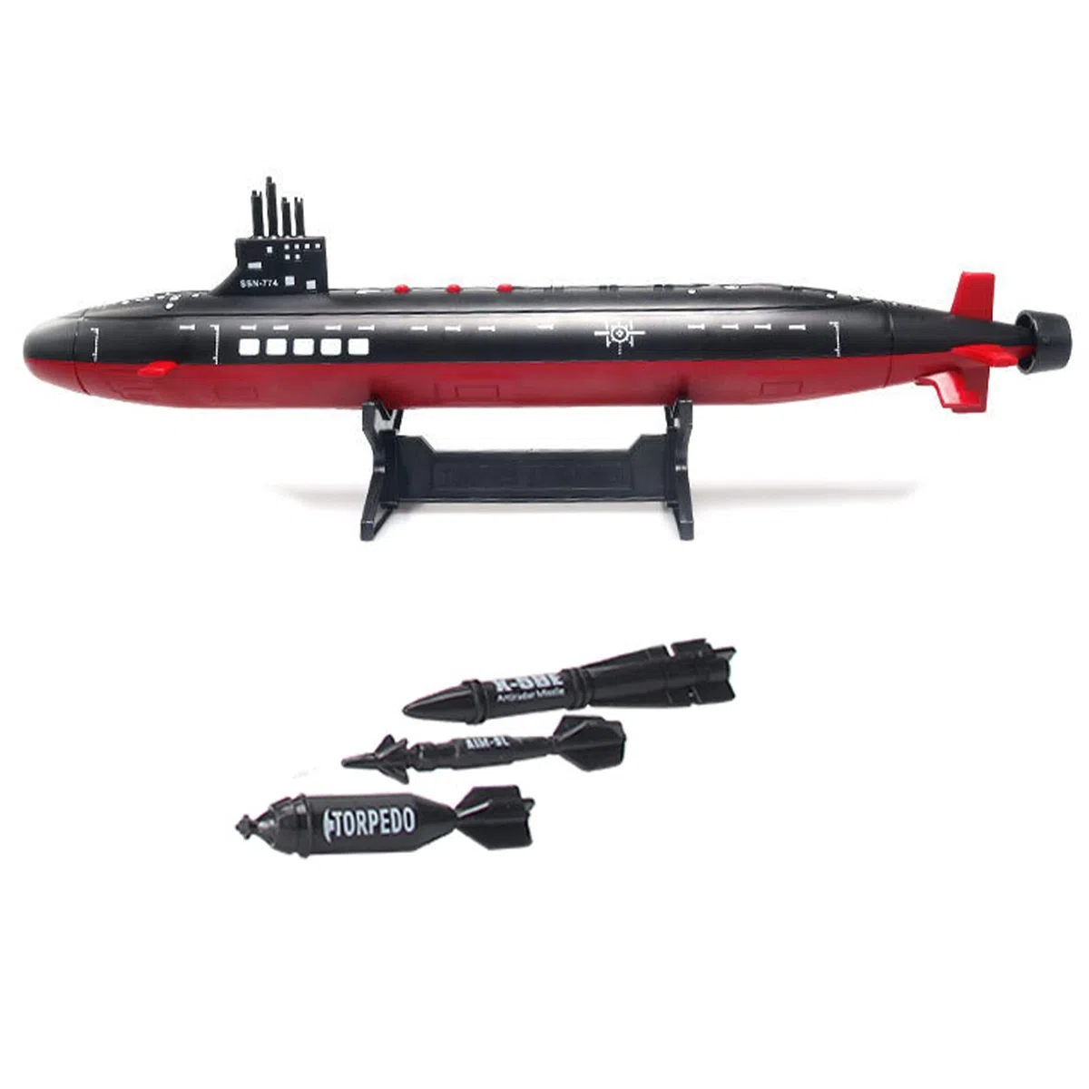 1:350 Sottomarino Navy Seawolf della Marina Modello Grande Silurante Sottomarino da Guerra Sottomarino Nucleare Modello Militare in Plastica
