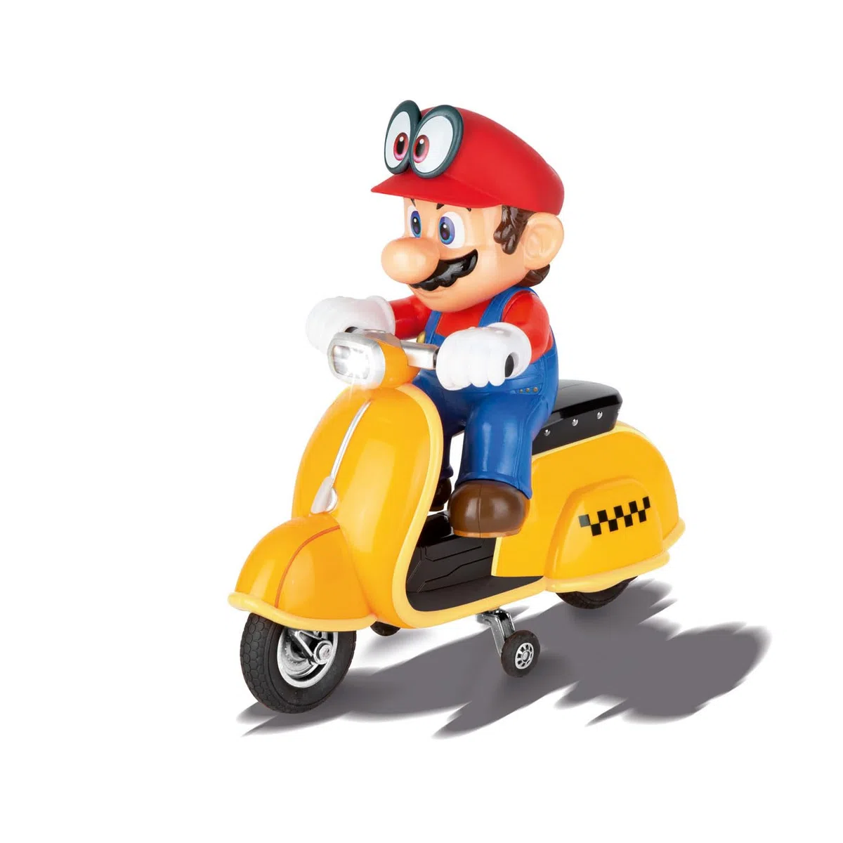 Carrera - 370200992 RC Super Mario Odyssey Scooter – Vespa radiocomandata con batterie ricaricabili – Gioco ideale per bambini dai 6 anni in su
