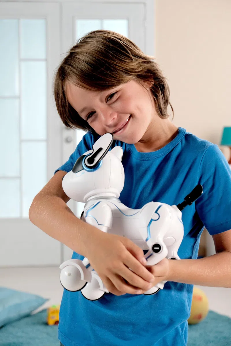 Lexibook Power Puppy - Il Mio Robot da addestramento - Robot con Telecomando, Funzione di addestramento e Controllo dei gesti, DOG01LXB