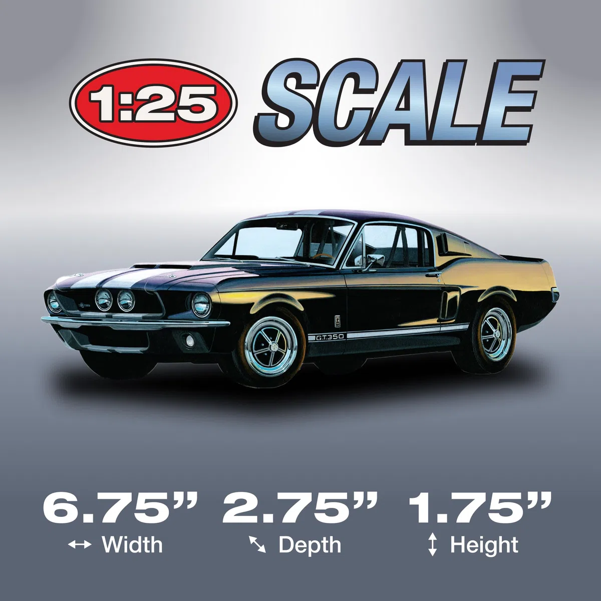 AMT - Modellino Auto 1967 Shelby Gt-889,00 Cm (350") Scala 1:25