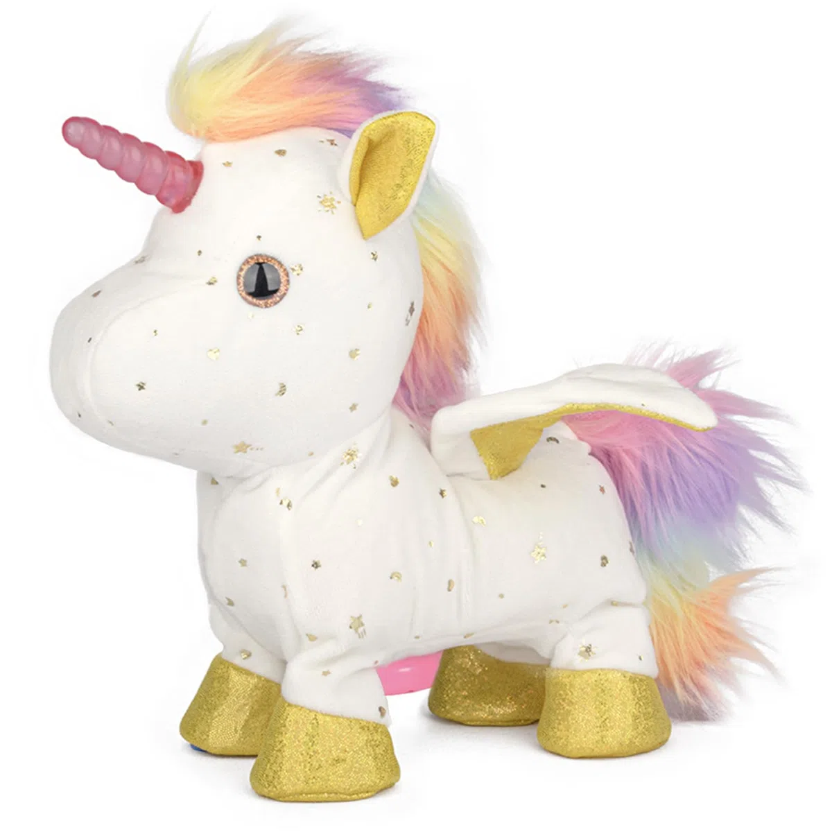 Giochi Regalo Unicorno per Ragazze Età 4-6, Peluche Unicorno Interattivo con Luci che Cammina, Guinzaglio con Telecomando, Peluche Elettronico con Luci, Ritmi Musicali e Ali che Si Muovono, Regalo di