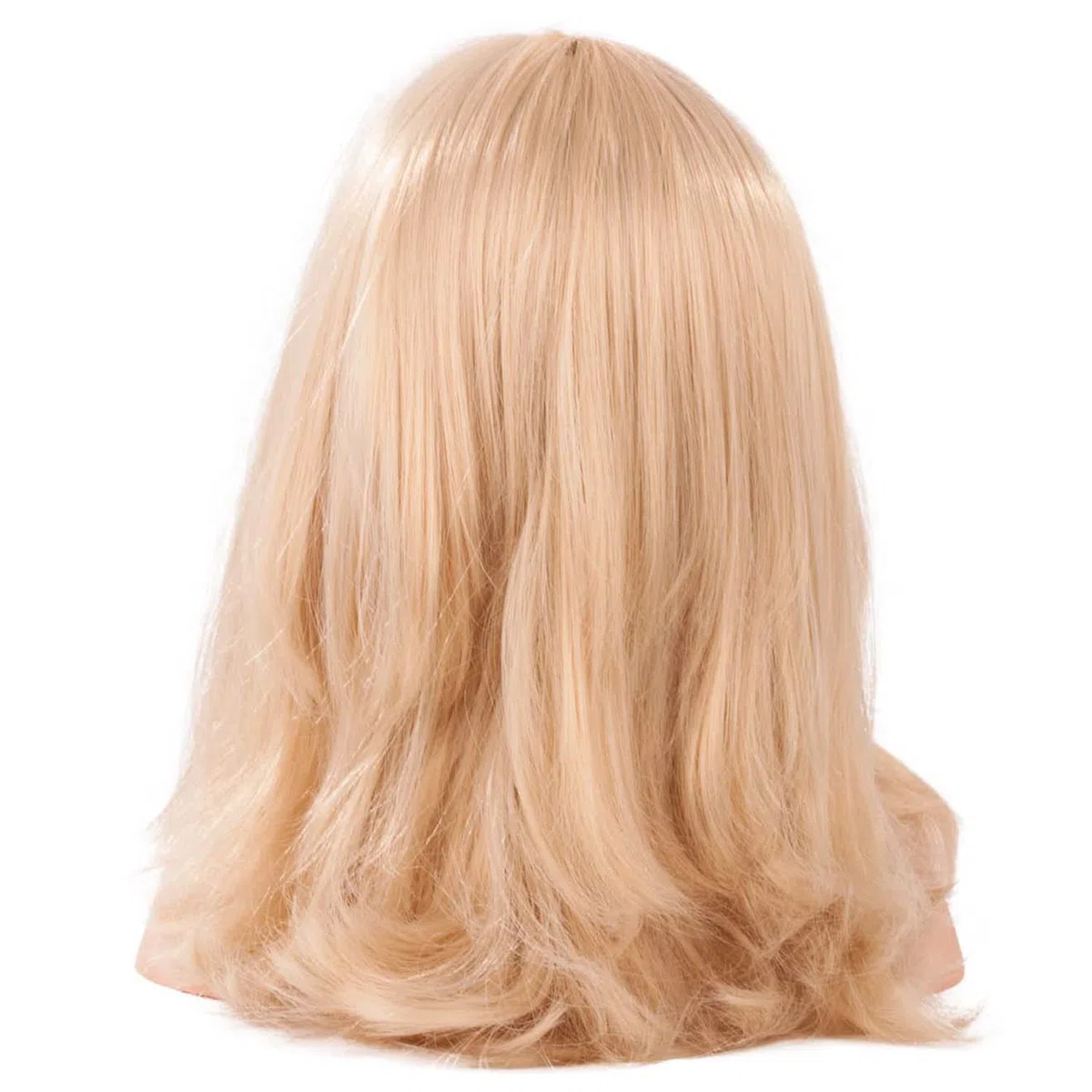 Götz 1192052 parrucchino con capelli biondi e occhi azzurri - testina per parrucchiere e trucco alta 28 cm in set da 57 pezzi - adatto per ragazze dai 3 anni in su