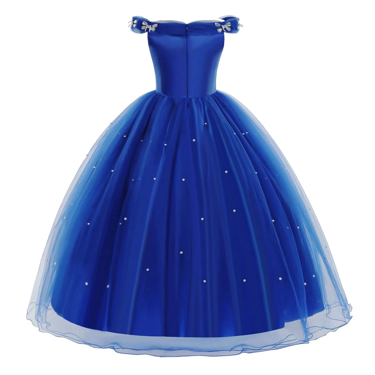 Ragazza Principessa Costume Manicotto a Sbuffo Festa Vestito Costume da per Bambina Halloween Cosplay Carnevale Festa Compleanno Abiti
