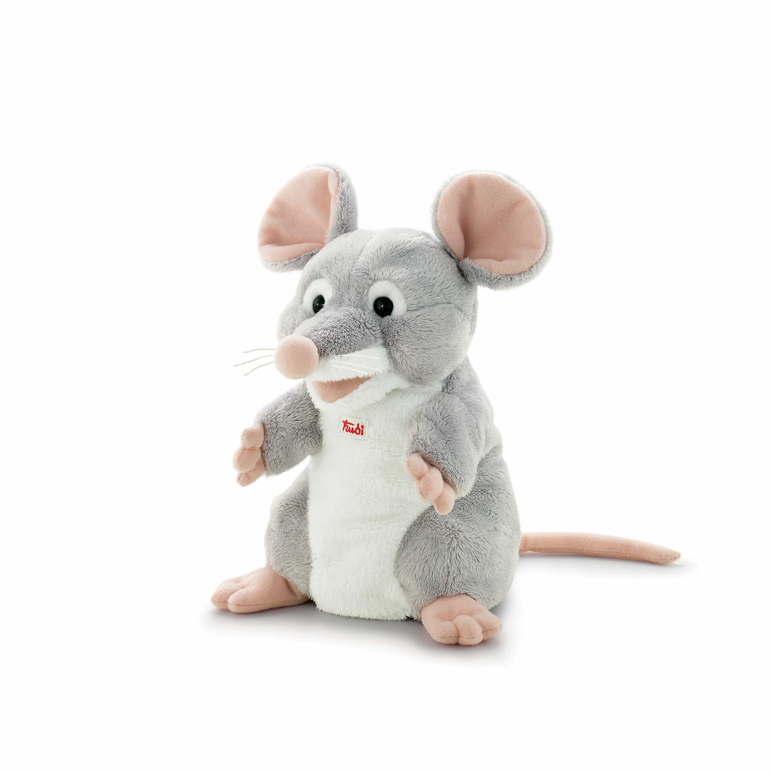 Marionetta Topo Trudi | Burattini e Marionette peluche per teatrino Trudi. Gioco per bambini. Racconta e crea storie. Peluche decorativo. | 17x26x15cm taglia S | Puppets | modello 29913