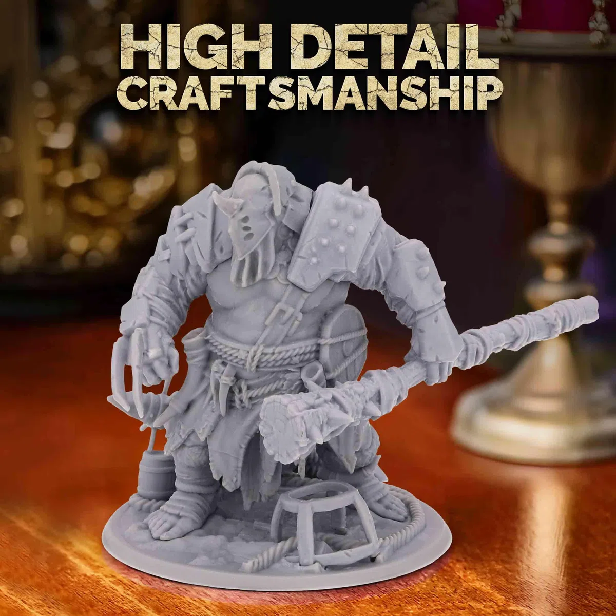 Path Gaming Fantasy Goblins - Set di 46 statuine non dipinte da 28 mm, per miniature D&D per Draghi e Dungeon, miniature RPG, mostri massicci da tavolo