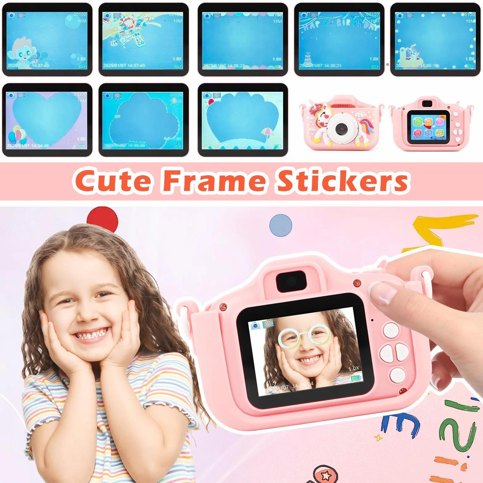 Mini Ricaricabile Fotocamera Digitale, MXTIMWAN 1080P HD Videocamera, 2,0 IN Schermo Fotocamera Digitale, HD Selfie Fotocamera 32G