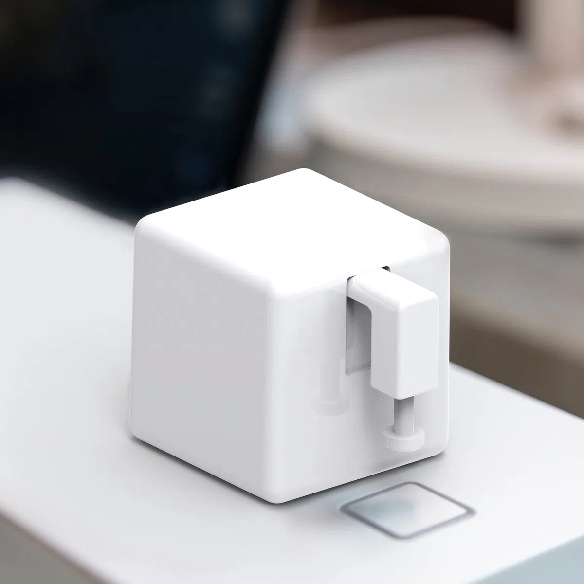DAZZLEEX Interruttore intelligente pulsante pusher, 1 pz Smart Fingerbot Robot Interruttore per Bot Pulsante Push per Smart Life Telecomando Bianco
