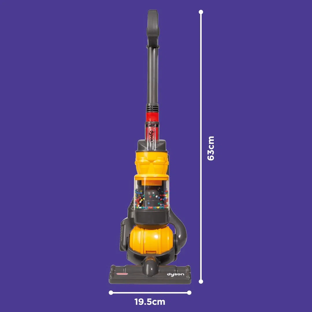 Casdon Dyson Ball | Copia in miniatura dell’aspirapolvere Dyson Ball per bambini dai 3 anni in su | Con movimento rotante per giochi di ruolo realistici e divertenti