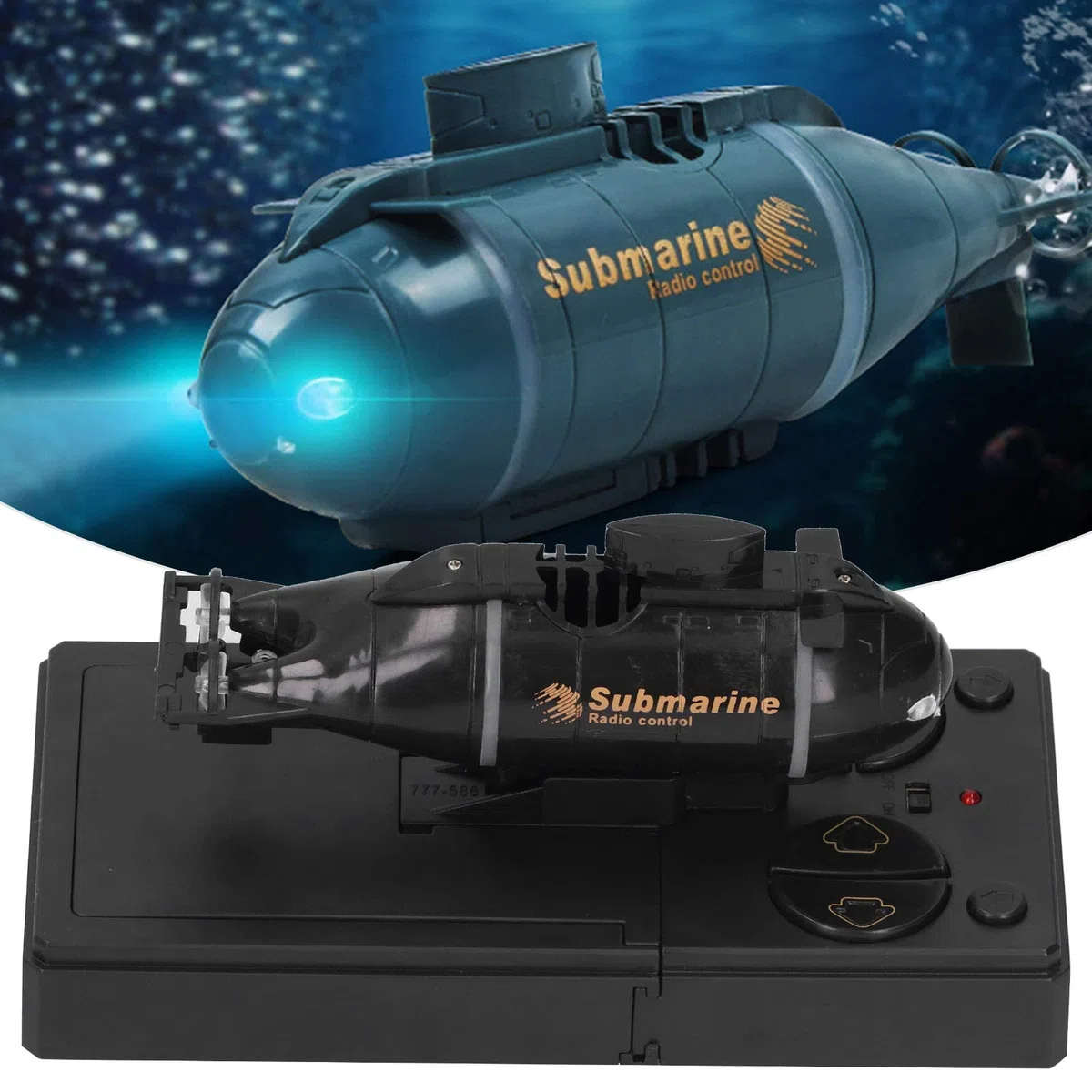 Mini Sottomarino Elettrico, 6 Canali RC Impermeabile, Giocattolo per Bambini, 2.4G Wireless, Mini Barca da Immersione Elettrica per divertimento familiare e regali per occasioni speciali e feste