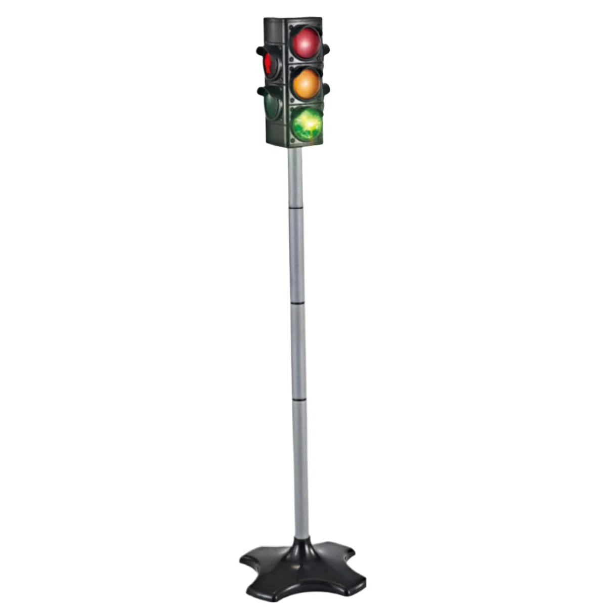 Giocattolo semaforico: 49'' con Suono e Luce modalità Manuale/Automatica Realistico Alimentato a Batteria Educativo di Sicurezza per Bambini