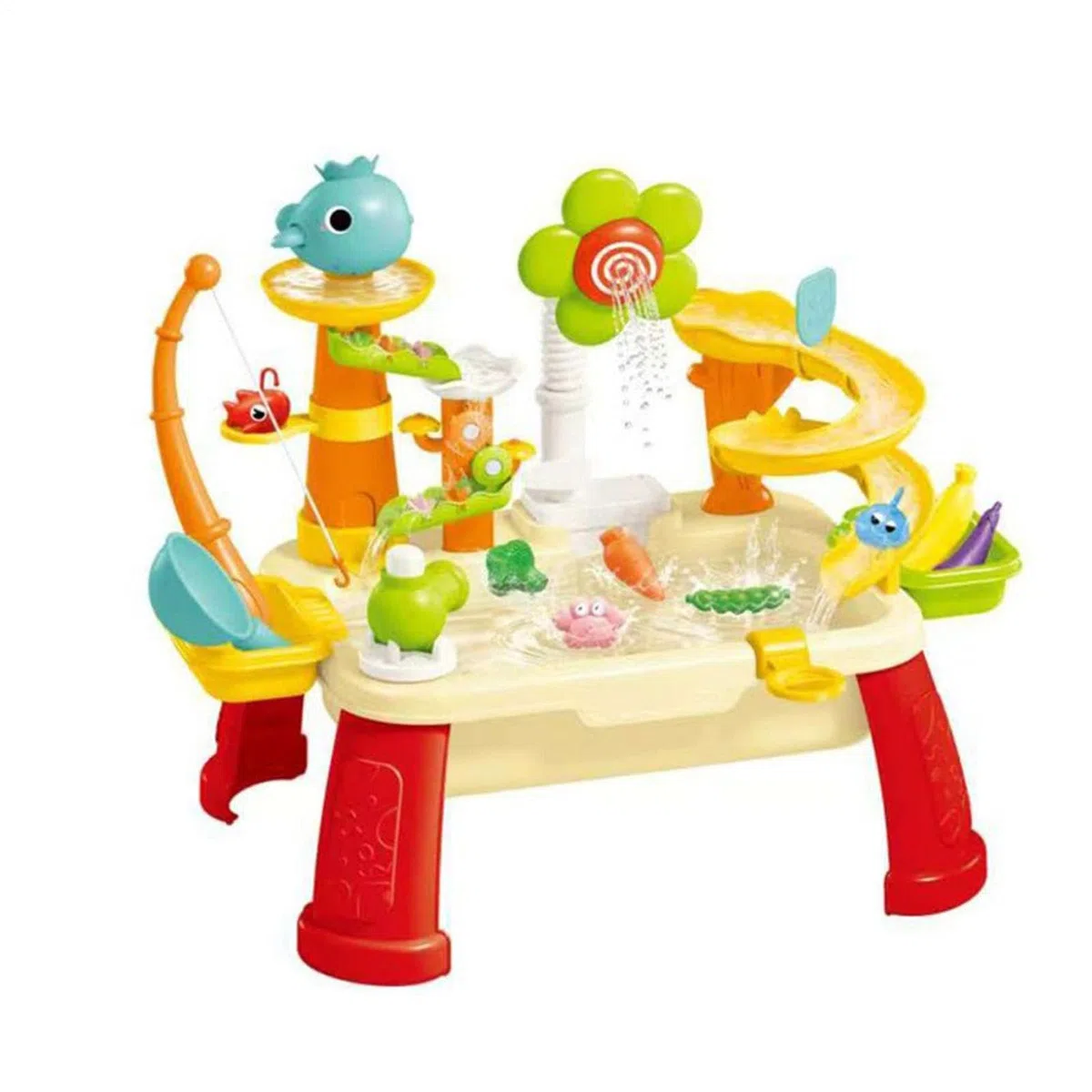 Generico Tavolo da Gioco Acquatico: Pompa di circolazione elettrica, Fontana con Spruzzi d'Acqua a 4 Gambe Rimovibili; Piattaforma attività automatizzata Aqua Basin; Vassoio cinetico in sigill