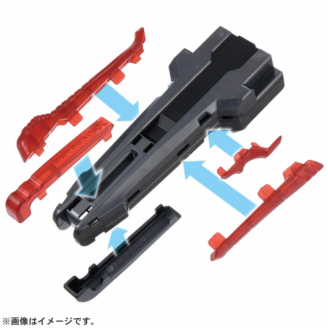 Beyblade X Beyblade X BX-41 Grip in Gomma Personalizzato Gunmetal Ver.
