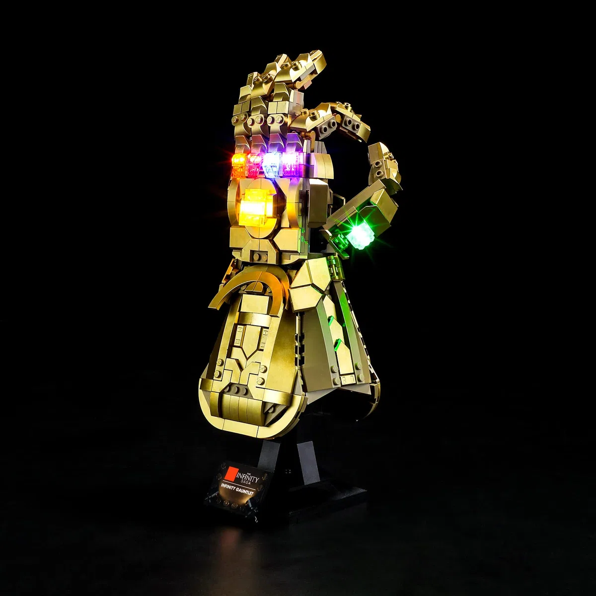 BRIKSMAX Kit di illuminazione a led per LEGO Marvel Guanto dell’Infinito - Compatibile con Lego 76191 Modello di blocchi predefiniti- Non includere il set Lego
