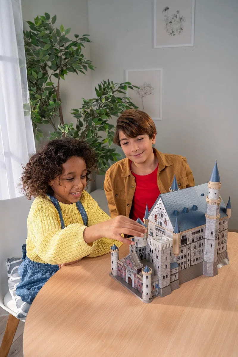 Ravensburger Italy Puzzle 3D Castello Di Neuschwanstein, 12573, Multicolore, 216 Pezzi