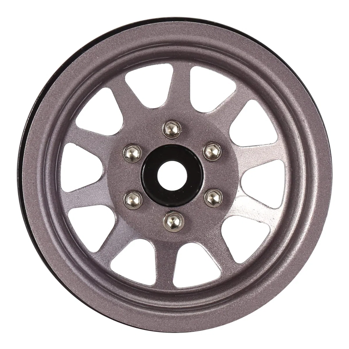 INJORA 1.9 Cerchi Ruota Beadlock per 1:10 RC Crawler Axial SCX10 90046 SCX10 III AXI03007 Traxxas TRX4 Redcat GEN8,Lega Metallica,107g/pz (Grigio)