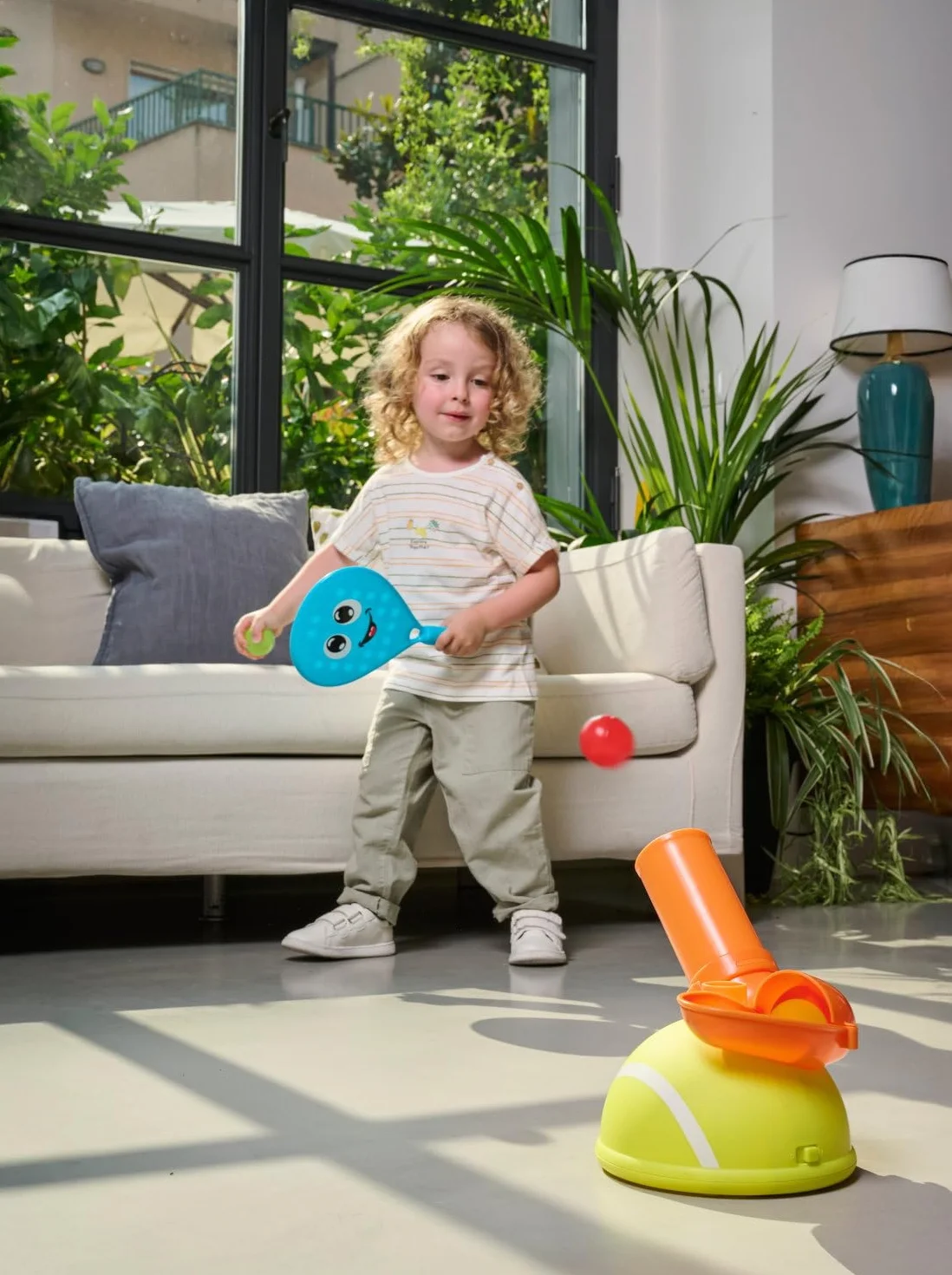 Chicco Padel Set, Gioco elettronico Padel, Include Due Racchette e 4 Palline, Allena la coordinazione Manuale e la motricità fine, Giochi Sportivi, 3-5 Anni